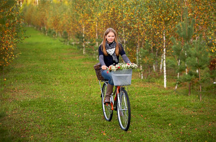На Ферме можно отправиться на велосипедную прогулку