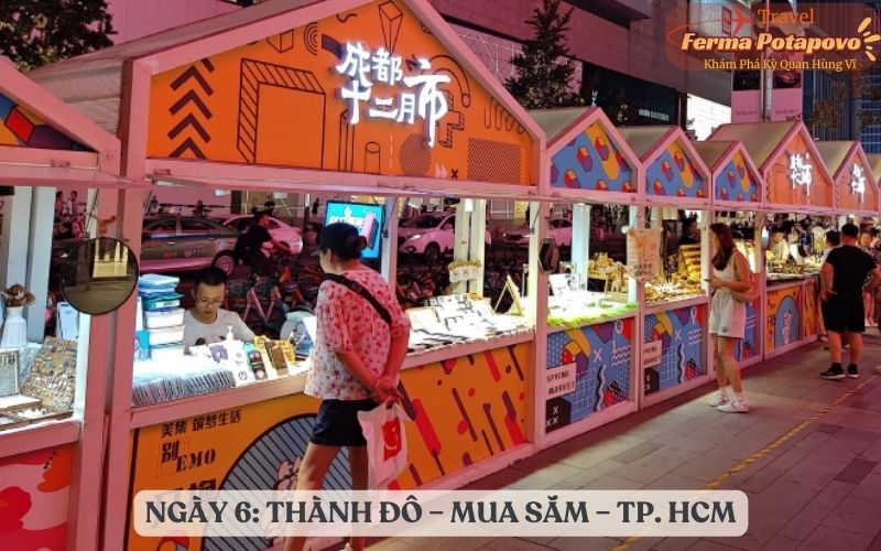NGÀY 6: THÀNH ĐÔ – MUA SẮM – TP. HCM