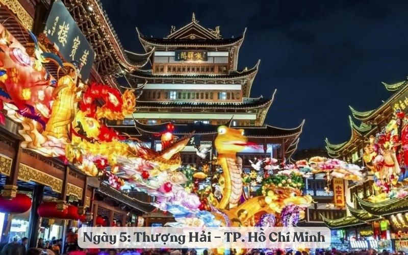 Ngày 5: Thượng Hải – TP. Hồ Chí Minh