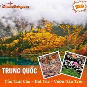 Tour Cửu Trại Câu - Đại Túc - Vườn Gấu Trúc - Trùng Khánh 7N7Đ
