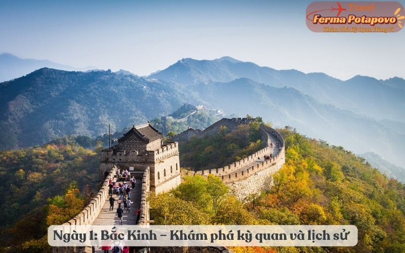 Ngày 1: TP. HCM - Bắc Kinh - Khám phá kỳ quan và lịch sử