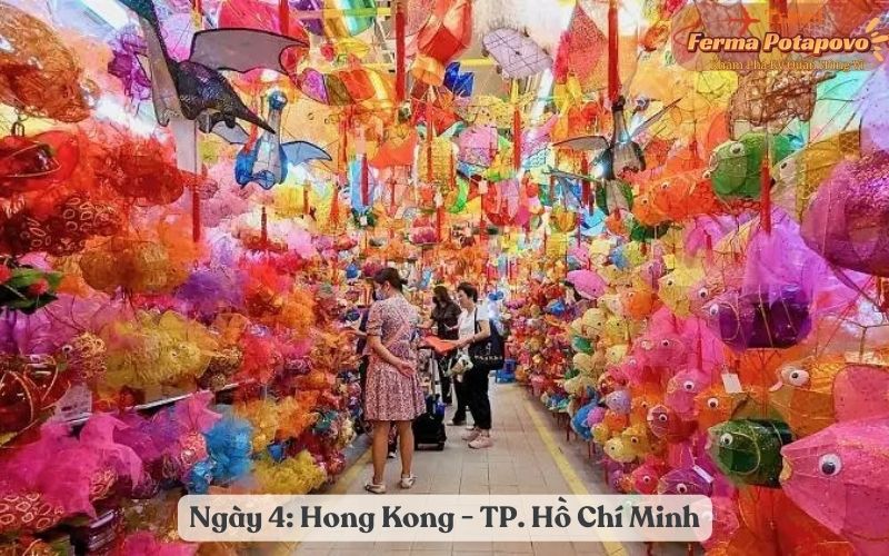 Ngày 4: Hong Kong - TP. Hồ Chí Minh