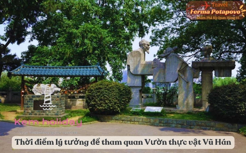 Thời điểm lý tưởng để tham quan Vườn thực vật Vũ Hán