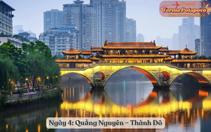 Ngày 4: Quảng Nguyên - Thành Đô